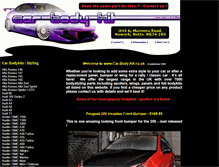 Tablet Screenshot of car-body-kit.co.uk